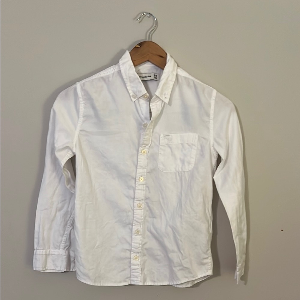 Abercrombie Kids White Button Down Shirt